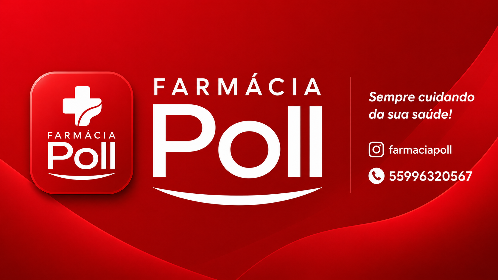 Banner da Farmácia Poll